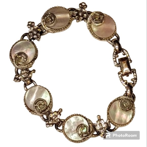 Bundled Lot of 5 Vintage Costume Jewelry Sparkly Gemstone Bracelets - Picture 4 of 8